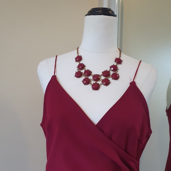 Alive Girl Burgandy Dress 🔥 Size 12 - Picture 4 of 8